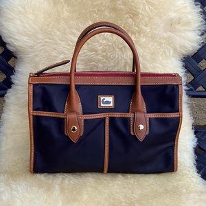 NWOT Dooney and Bourke nylon and leather bag